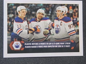 23-24 Topps Edmonton Oilers Season Highlights 🚨🚨🚨 Connor McDavid  - Picture 1 of 2