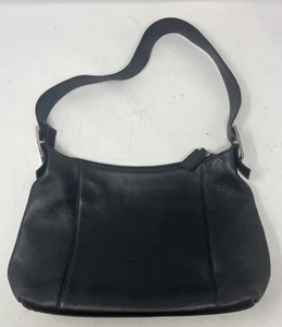 ANDREA MABIANI - schwarze Handtasche aus 100 % Leder mit Pebbled Saddle - gebraucht - Bild 1 von 9