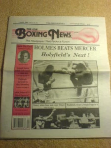 THE BOXING NEWS - April 1992 - HOLMES v MERCER - Bild 1 von 1