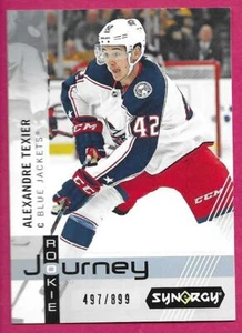 2019-20 Upper Deck Synergy ALEXANDRE TEXIER Rookie Journey Away Jersey 497/899 - Picture 1 of 2