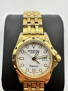 RAYMOND WEIL Geneve Flamenco Gold 5370 Day/Date AUTHENTIC ✅ FREE SHIPPING ✅ - Picture 1 of 10