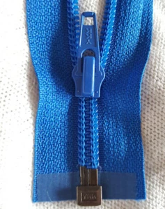 Reißverschluss AZURBLAU Nylon Gr.5 teilbar div. Längen YKK Zipper fermuar cipzár - Picture 1 of 6