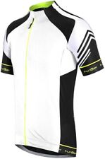 **Funkier Hueza Men's Elite Short Sleeved Cycling Jersey White - 3XL