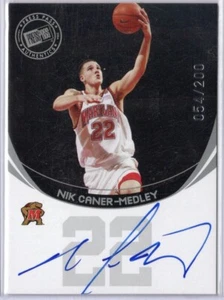 2006 Presseausweis Basketball Nik Caner-Medley Maryland Autogrammkarte #054/200 - Bild 1 von 2
