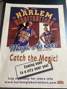 2007 Print Ad For The Harlem Globetrotters