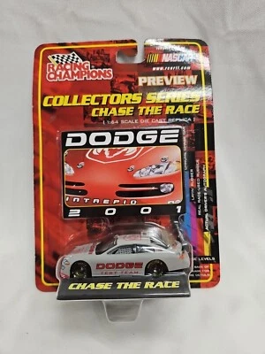 Dodge Intrepid Chase the Race NASCAR 2001 Racing Champions coche diecast gris 1:64 Foto 1 de 3