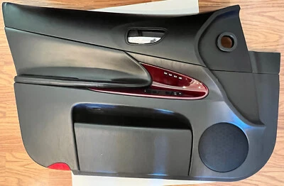 07-11 Lexus GS300 GS350 GS430 lado del conductor delantero NEGRO panel de puerta eléctrico Foto 1 de 4