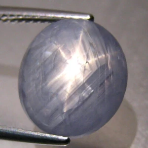 8.42 CT BEAUTIFUL 6RAYS FLASH NATURAL STAR SAPPHIRE LOOSE GEMSTONE - Picture 1 of 3