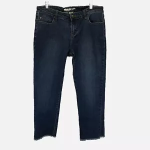 Dream Out Loud By Selena Gomez Juniors Size 13 Raw Hem Stretch Denim Capri C - Picture 1 of 7