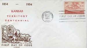 1061 3c KANSAS - C. George Gütesiegel - Bild 1 von 1