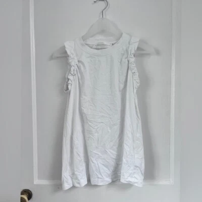 Camiseta sin mangas Victoria Victoria Beckham blanca con sisa torcida talla S Foto 1 de 4