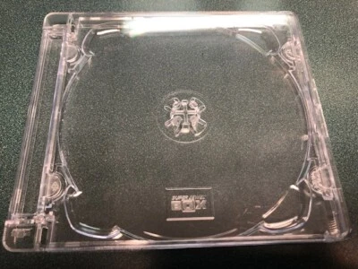 5 CLEAR ORIGINAL SINGLE SUPER JEWEL BOX W/SJB LOGO, LARGE HINGE,O-SJB  - Image 1 of 4