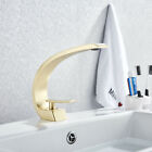 Bathroom Sink Basin Faucet Waterfall Lavatory Vanity Mixer Single Handle 1Hole