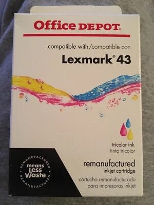 Office Depot Tricolor Ink Compatible With Lexmark 43 —1008 - Image 1 of 4
