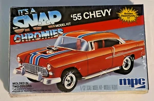 Vintage 13238 MPC It's a Snap '55 Chevy Chromies Model Car Kit 1/32 Scale Sealed - Picture 1 of 4