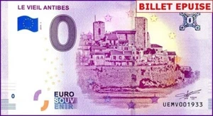 LE VIEIL ANTIBES / BILLET 0 € / NULL EURO-SCHEIN / UEMV 2019-1 - Picture 1 of 1