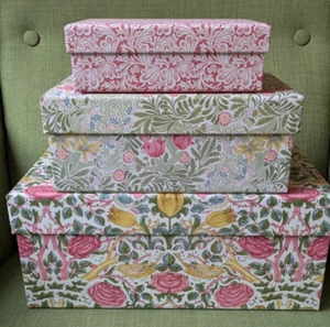 William Morris Schachteln 3er Boxen Set - Rose Spring Green von Morris & Co - Bild 1 von 15