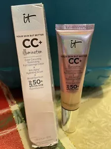 It Cosmetics CC+ Illumination Cream Shade LIGHT MEDIUM - Full Size NEW - Picture 1 of 3