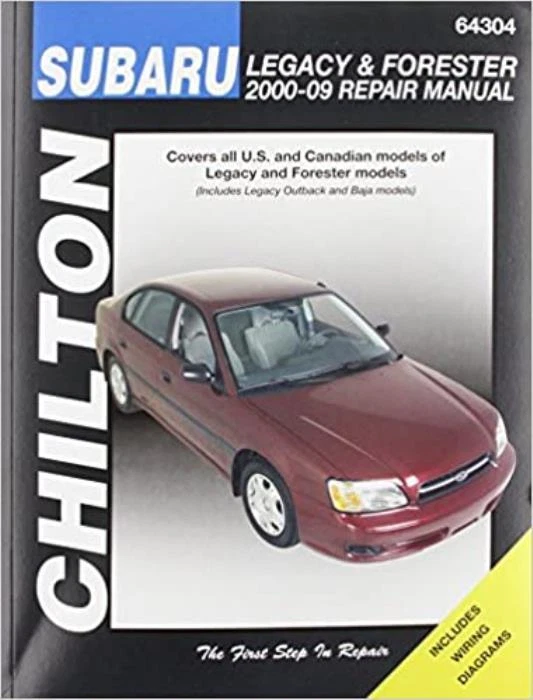 Subaru Legacy Forester Outback Baja 2000-2009 Chilton Workshop Manual Repair - Imagen 1 de 4