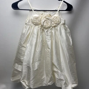 US Angels Dress Girls 5 Satin Look Ivory Wedding Flower Bridal Communion Party - Picture 1 of 7