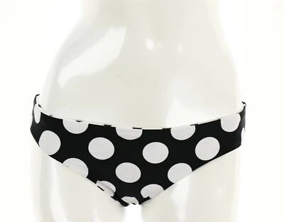 La Blanca 242258 Womens Reversible Bikini Bottom Swimwear Black/White Size 4 - Image 1 of 4