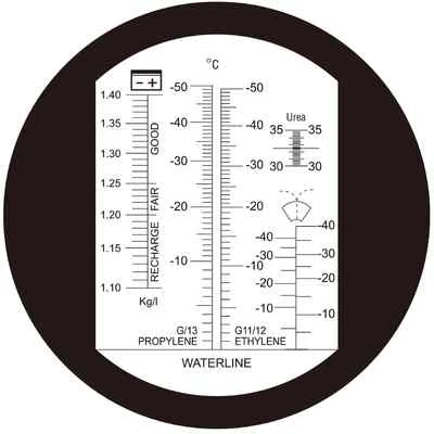 (VW*)Profi-Refraktometer für,AdBlue, Batteriesäure, Frostschutz-, Scheibenwasser - Bild 1 von 2