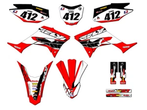 2019-2023 CRF 250 F 13 FLY Red Senge Graphics Kit Compatible with Honda - Picture 1 of 10