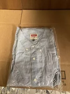 New Wrangler Men’s Long Sleeve Denim Shirt 4XL - Picture 1 of 3