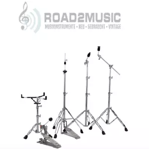 Pearl HWP-830 Hardwarepack Pedal 2x Beckenständer Hi-Hat Snareständer Hardware - Bild 1 von 1