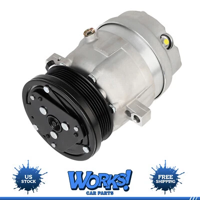AC A/C Compressor For 2000 Chevrolet Impala Carlo 1998-2001 Pontiac Grand Prix - Image 1 of 4