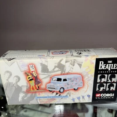 New The Beatles 1997 Corgi Classic 05606 Bedford CA Graffiti Van w/ Fan Figures - Image 1 of 4