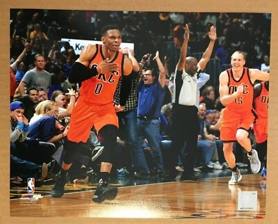 Russell Westbrook OKC Thunder Licensed Glossy 8 X 10 Photo DM1 - Image 1 of 2