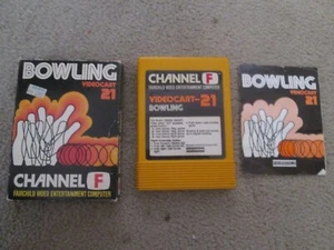 Bowling for the Channel F Complete in Box CIB Very Good - Picture 1 of 5