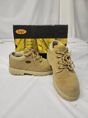 vtg y2k women's Lugz shoe boots size 10 tan drifter Lo Chunky w/ box used - Image 1 of 4