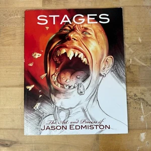 Stages The Art & Process of Jason Edmiston Book AUTOGRAPHED #29/1000 Limited - Picture 1 of 11
