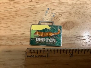 Cloisonné Red Fox Kautabak Uhrenanhänger - Bild 1 von 2