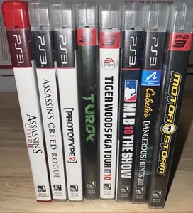 PS3 Game Lot 8 Games 2 Assassins Creed, Prototype2, Tyrol, Motor storm, The Show - Picture 1 of 6