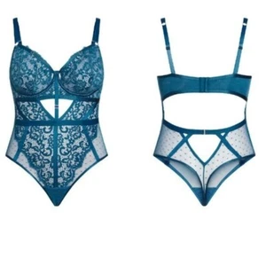 Body con aros FOX & ROYAL Hollie Poseidón verde azulado 36 C/D - Imagen 1 de 2