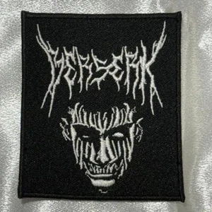 Guts Berserk Silhouette Anime Iron On Embroidery Patch - Picture 1 of 2
