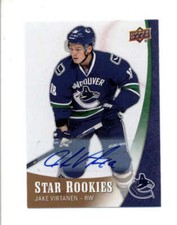 JAKE VIRTANEN 2015/16 UPPER DECK NHL STAR ROOKIES BOX SET AUTOGRAPH AUTO BD5143