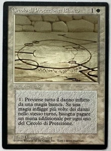 MAGIC~CIRCOLO DI PROTEZIONE: BIANCO~FBB~FOREIGN BLACK BORDERED~1 EDIZIONE~LP - Foto 1 di 2