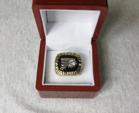 Philadelphia Flyers Clarke 1974 Stanley Cup Championship Ring 18k Gold Plated Cover