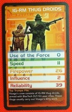 1 x card Top Trumps Star Wars Rebels IG-RM Thug Droids