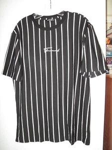 NEW. Shein Casual Blouse, Black with White Stripes, Size X-Large. A GR8 Deal - Picture 1 of 3