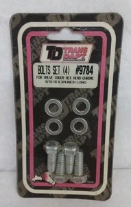 Trans Dapt Performance Products #9784 Chrome Valve Cover Bolt Set (4) - Picture 1 of 3