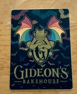 Gideon's Bakehouse Gargoyle Pride 2022 Limited Sticker New Mint - Picture 1 of 3