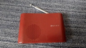 SONY ICF-50V AM FM TV radio portatile vintage testata Giappone nera - Foto 1 di 4