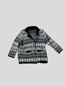 Lapis Black And White Womens XL Button Up Cardigan - Picture 1 of 3