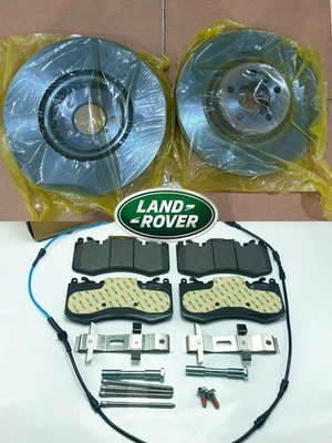 Kit de rotores y pastillas de freno de disco delanteros para Land Rover Range 2010-2019 Rover Sport OEM Foto 1 de 4