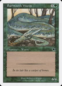 1x Barbtooth Wurm - LP - See Pic for Set - SPARROW MAGIC mtg - Picture 1 of 1